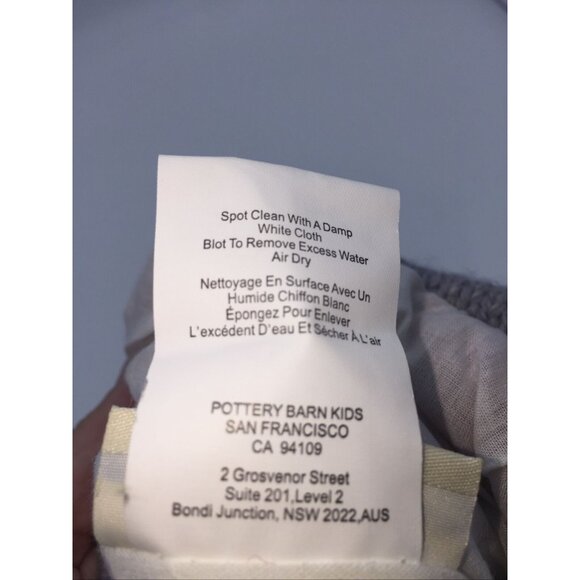 Pottery Barn Kids Natural Fair Isle Train Wool Christmas Xmas Stocking Imperfect - Picture 6 of 12